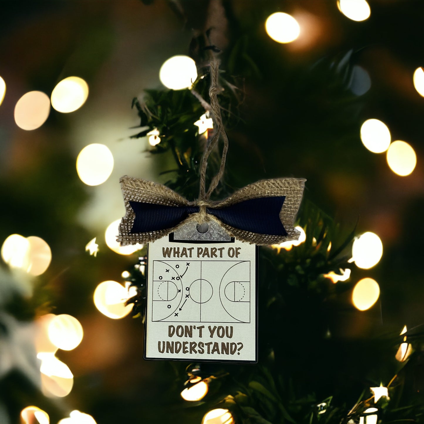 "What Part of x Don't You Understand?" Clipboard Ornament