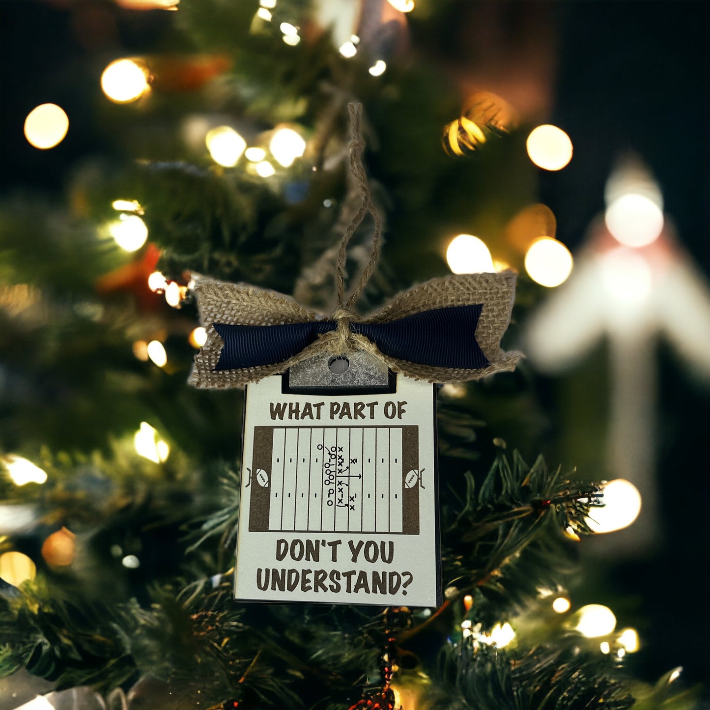 "What Part of x Don't You Understand?" Clipboard Ornament
