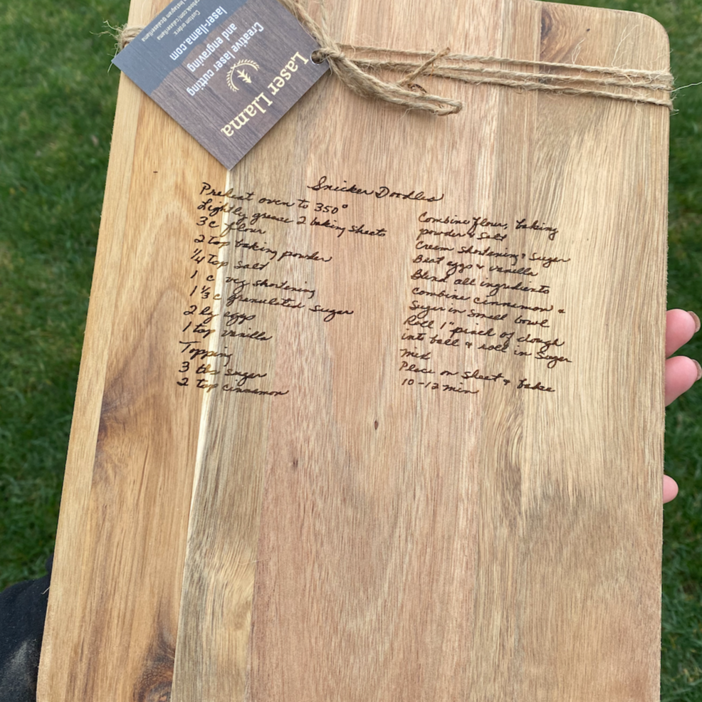 Large Custom Cutting Board