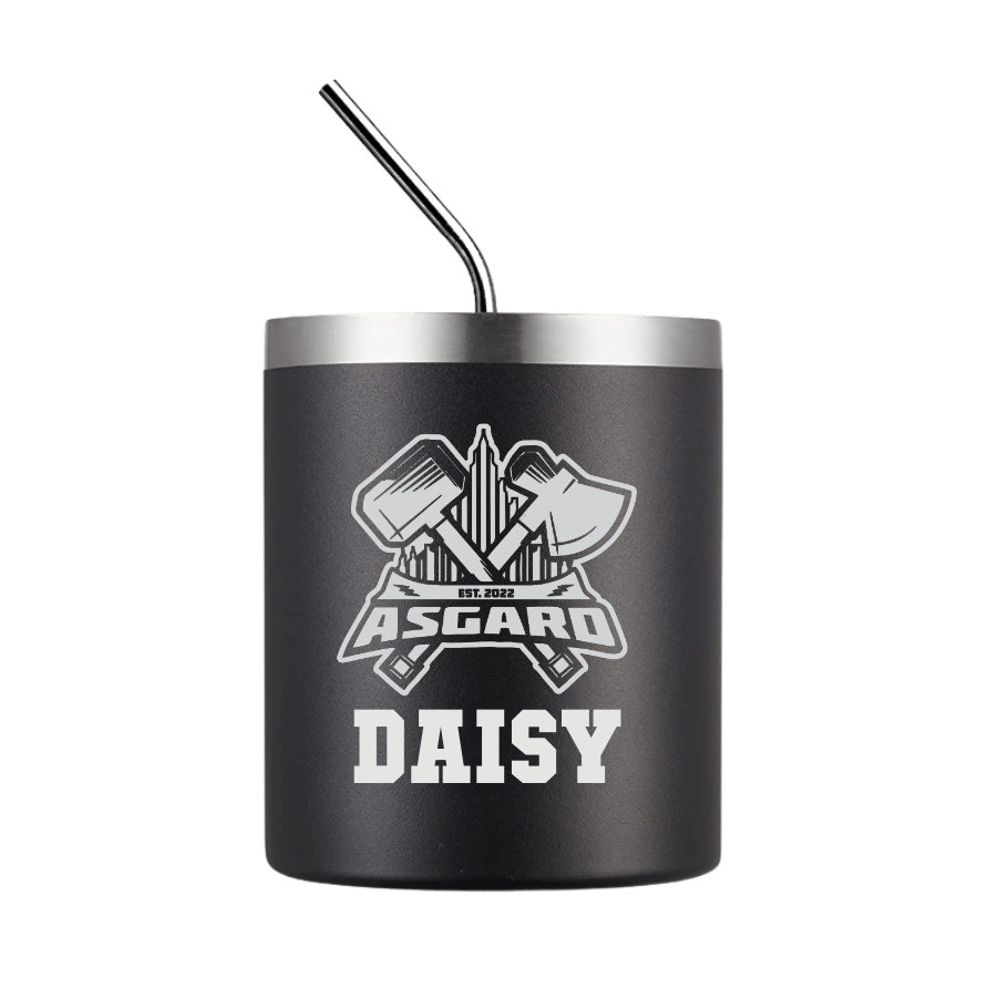 ASGARD 12oz Black Coffee Tumbler