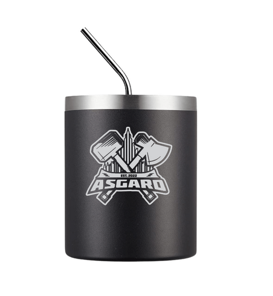 ASGARD 12oz Black Coffee Tumbler