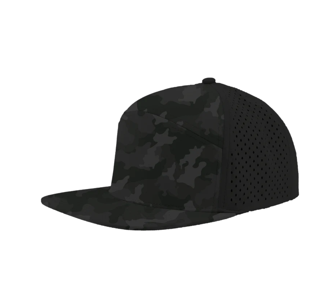 Flat-Bill Performance Hat with Patch