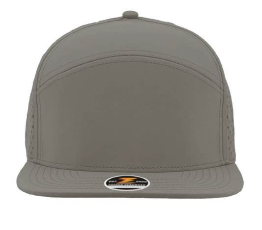 Flat-Bill Performance Hat with Patch