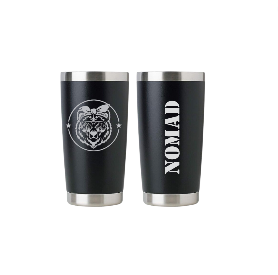 FIA Placer 20oz Black Coffee Tumbler