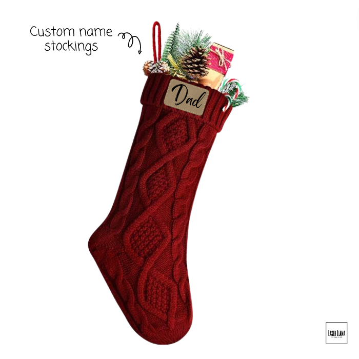 Custom Leatherette Patch Stocking- Rocklin FC Fundraiser