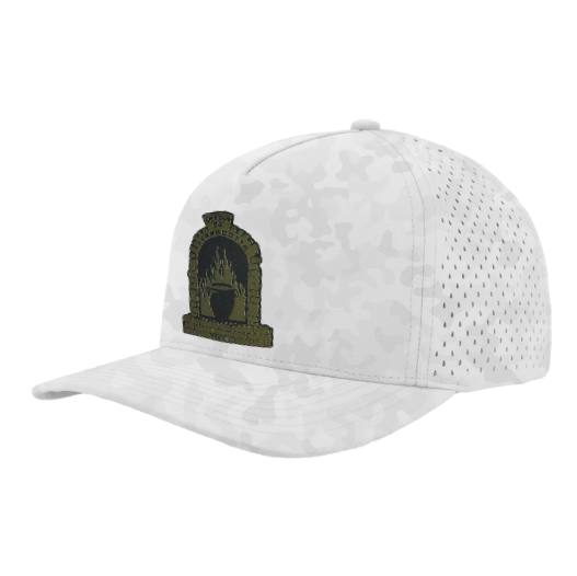 TERRACOTTA Snow Camo Performance Hats-Curved Bill