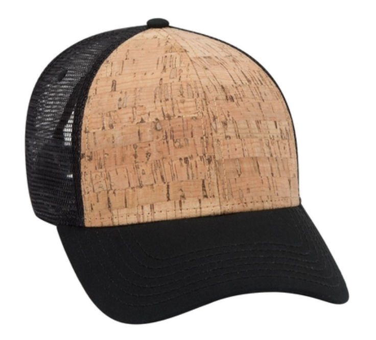 Black/Cork Snapback Hat