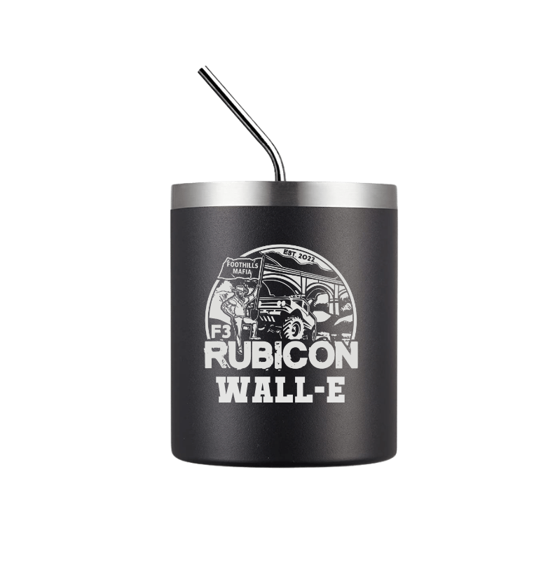 RUBICON 12oz Black Coffee Tumbler