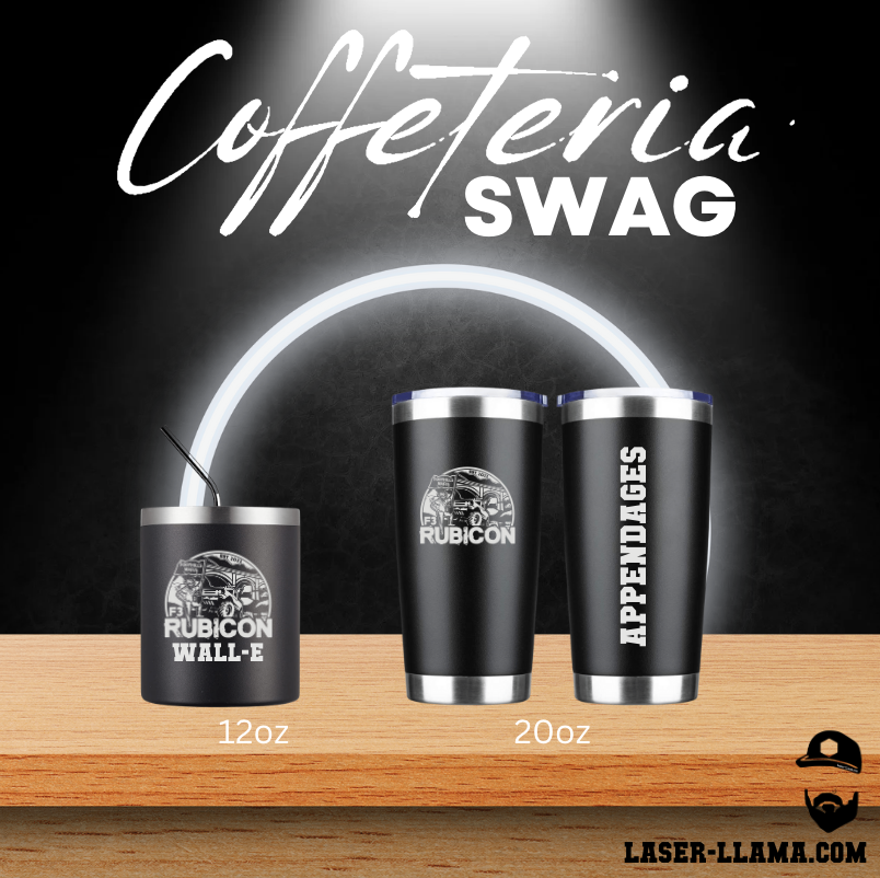 RUBICON 12oz Black Coffee Tumbler