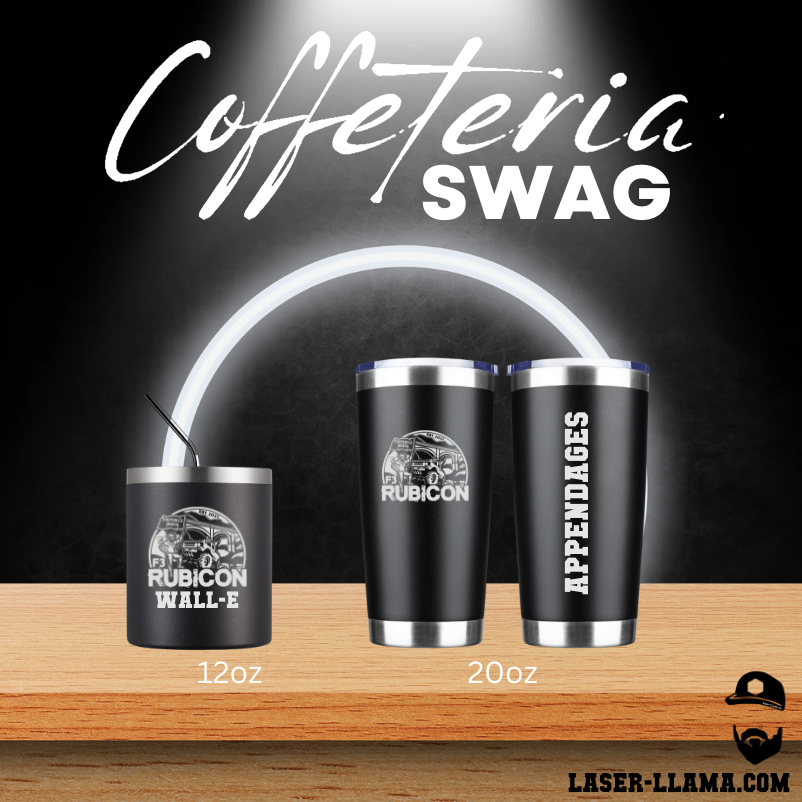 RUBICON 20oz Black Coffee Tumbler