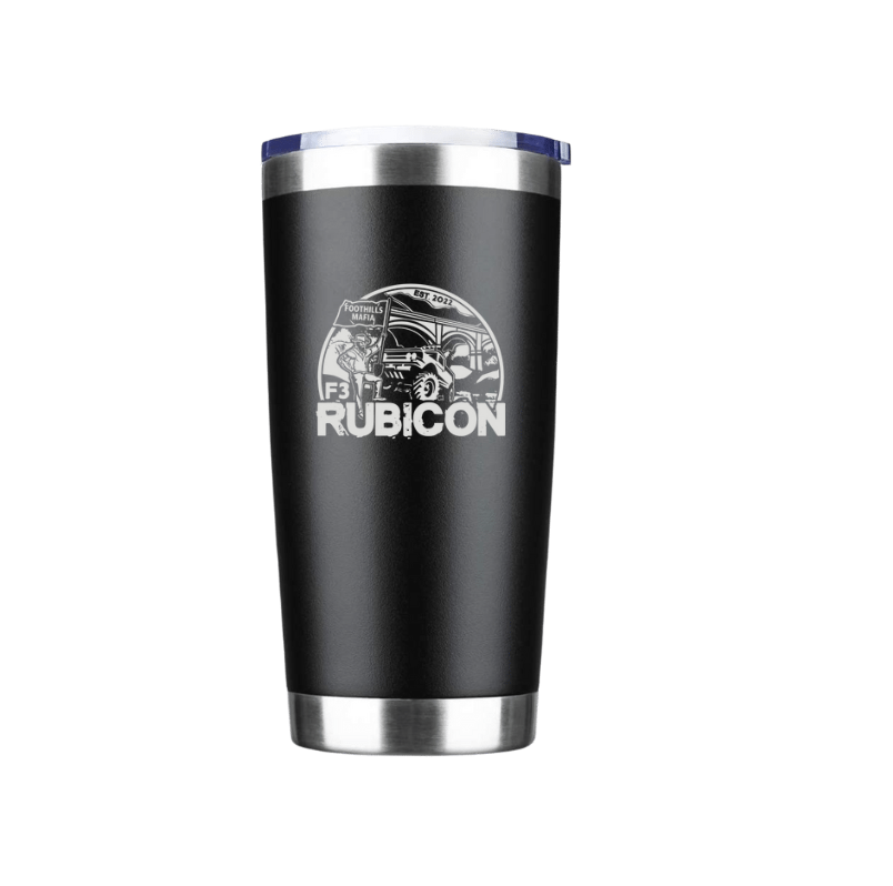 RUBICON 20oz Black Coffee Tumbler