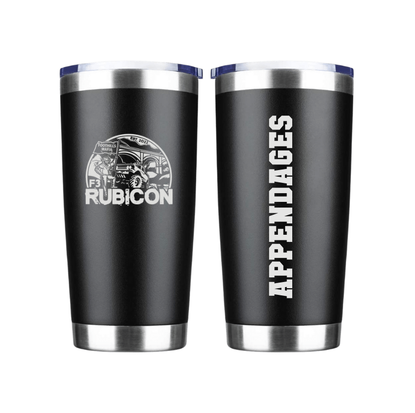 RUBICON 20oz Black Coffee Tumbler