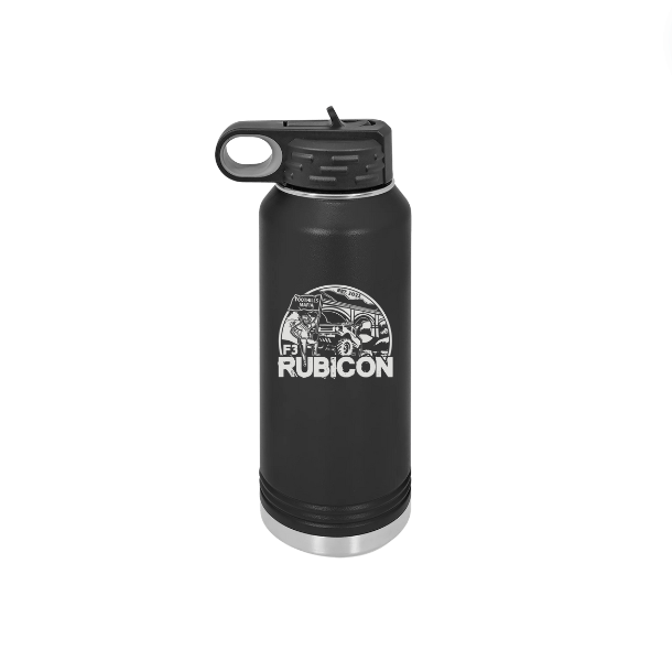 RUBICON 32oz Black Water Bottle