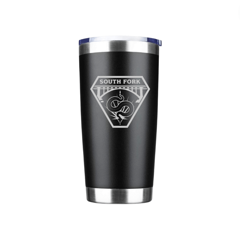 SOUTH FORK 20oz Black Coffee Tumbler