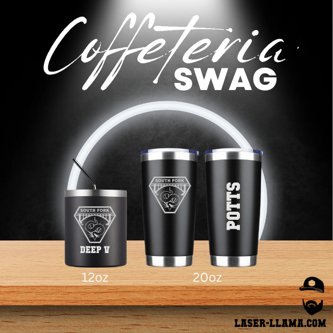 SOUTH FORK 20oz Black Coffee Tumbler
