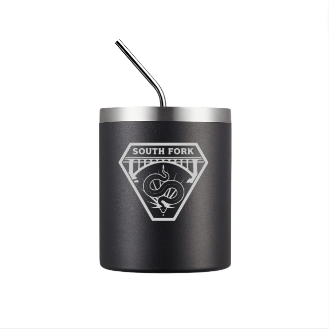 SOUTH FORK 12oz Black Coffee Tumbler