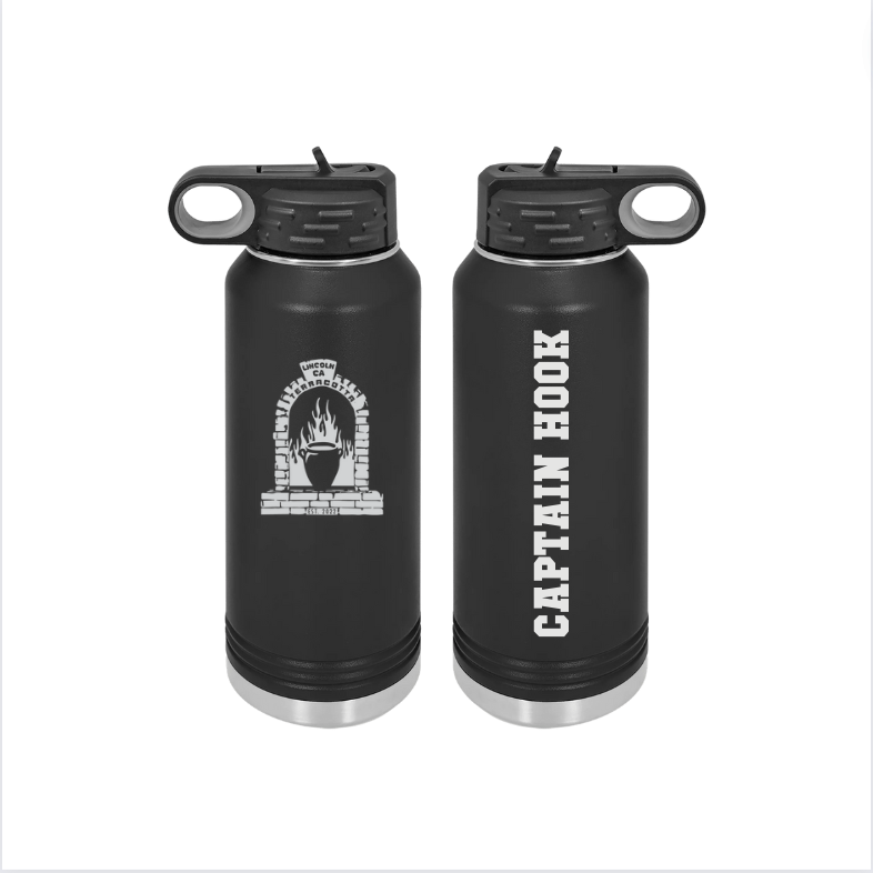 TERRACOTTA 32oz Black Water Bottle