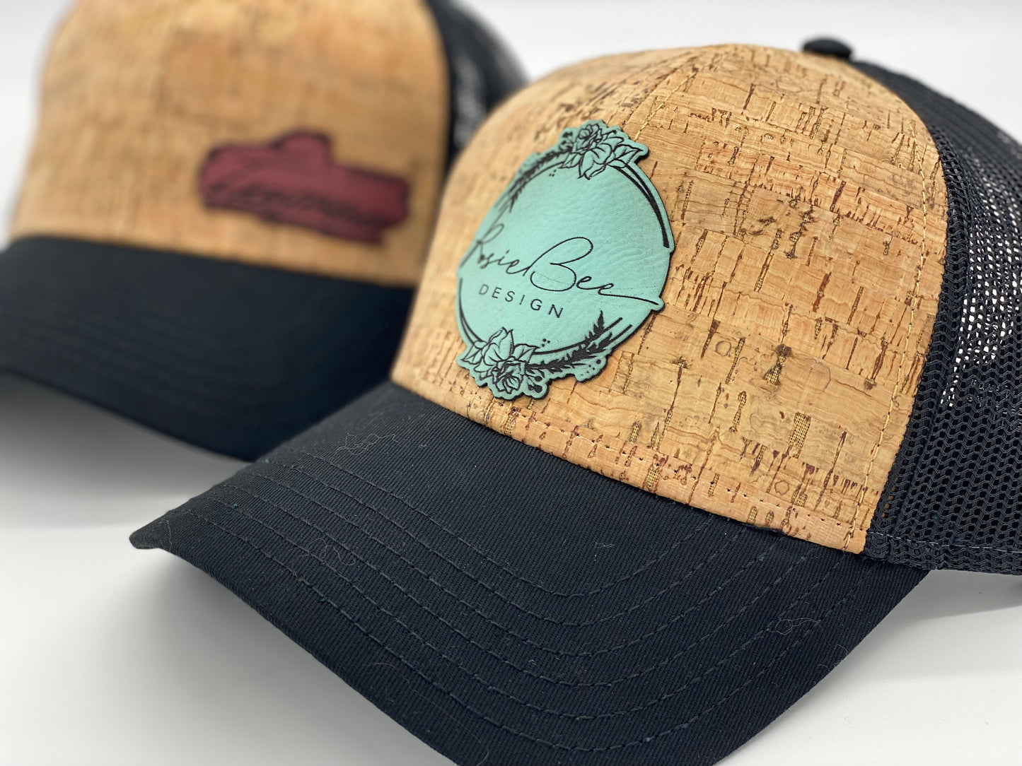 Black/Cork Snapback Hat