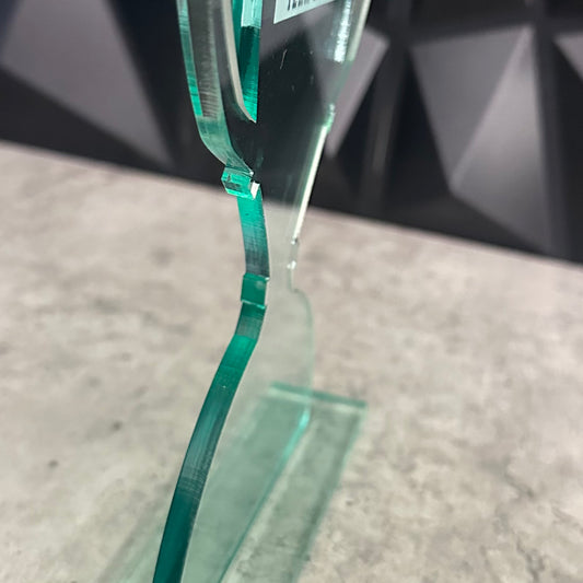 Green Edge "Glass" Acrylic Custom Awards- Champion Cup