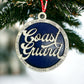 Coast Guard Ornaments- Blue Backer