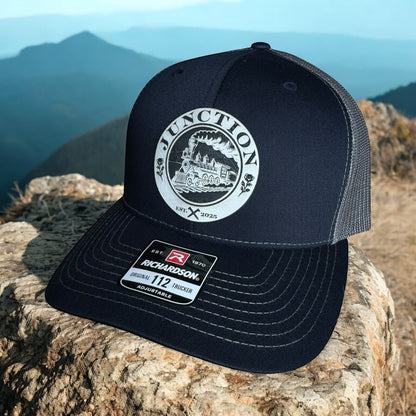 Junction Navy/Charcoal Hat with White Patch