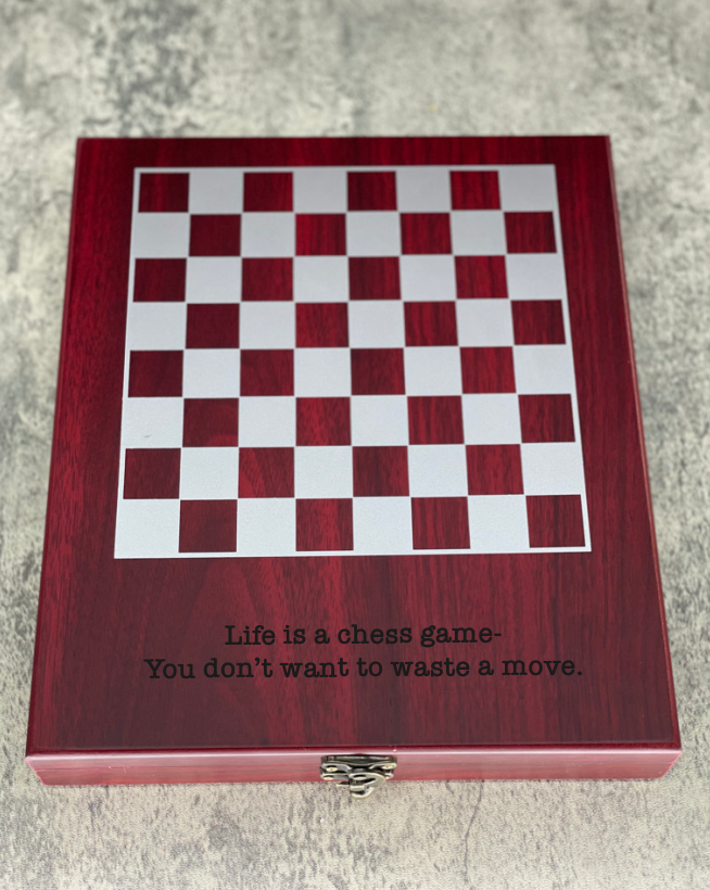 Rosewood Chess Set Rocklin FC Fundraiser