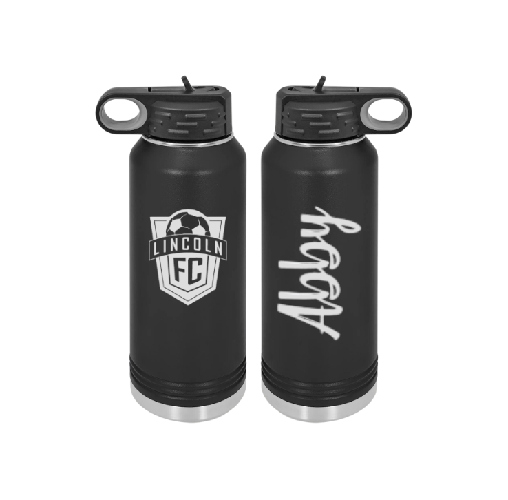 Lincoln FC Soccer 32oz Water Bottle