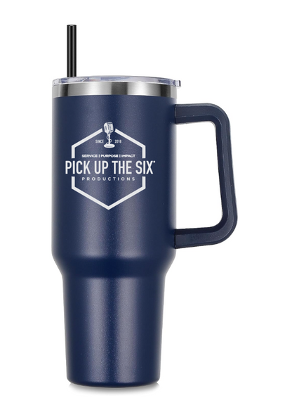 PUT6 40 oz "Dupe" Travel Cup with Handle- WSCA