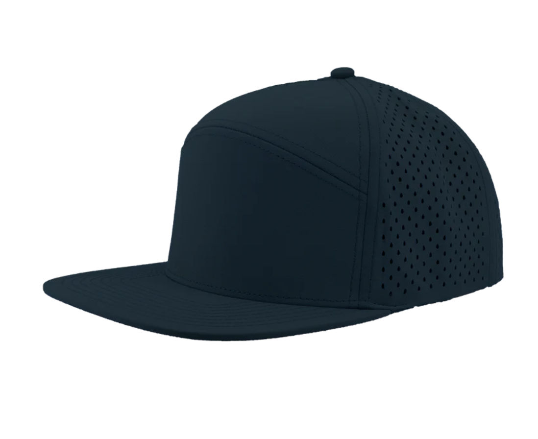 Flat-Bill Performance Hat with Patch