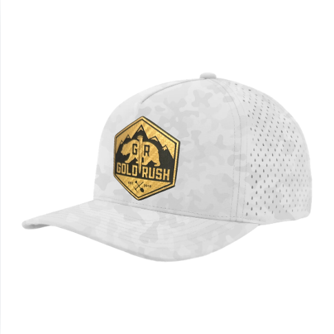 Gold Rush Performance Hat with "Carbon Fiber" Patch