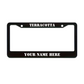 Custom Terracotta License Plate Frame