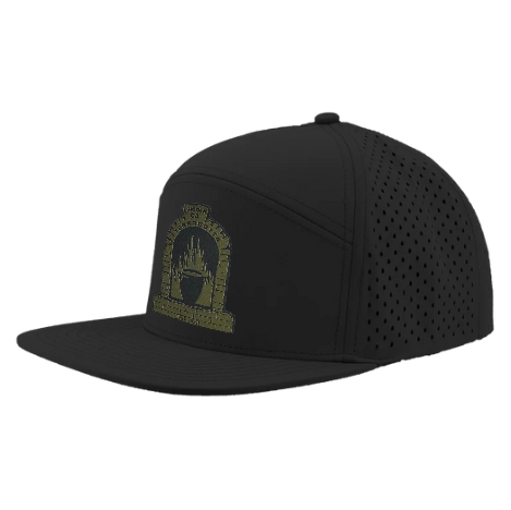 TERRACOTTA Black Performance Hats-Flat Bill