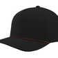 Black Performance Hat with Copper Rope- Curved Bill with Copper Gold Rush Patch