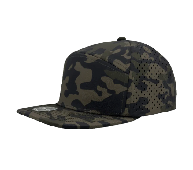 Flat-Bill Performance Hat with Patch