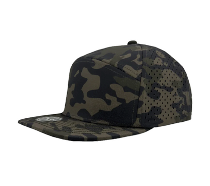 Flat-Bill Performance Hat with Patch