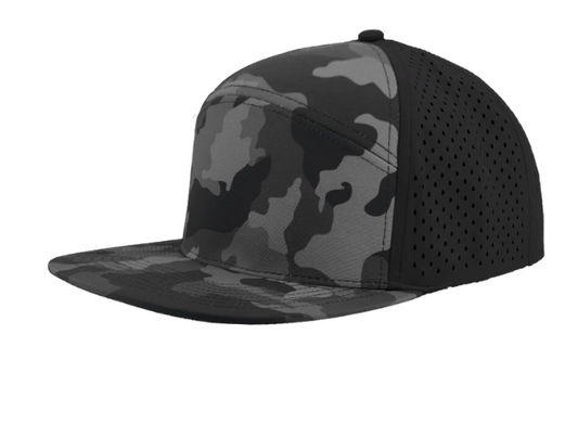 Flat-Bill Performance Hat with Patch