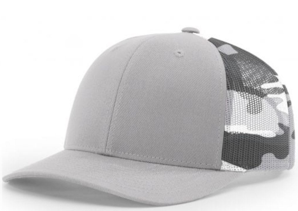 Richardson 112 Silver/Grey Camo Hat