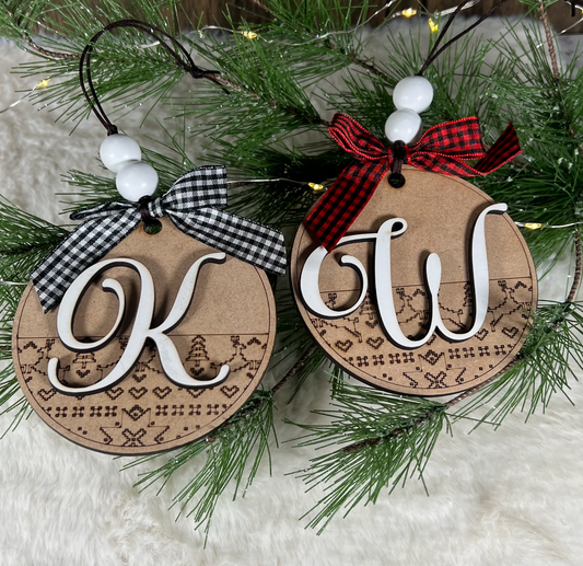 Letter Ornaments