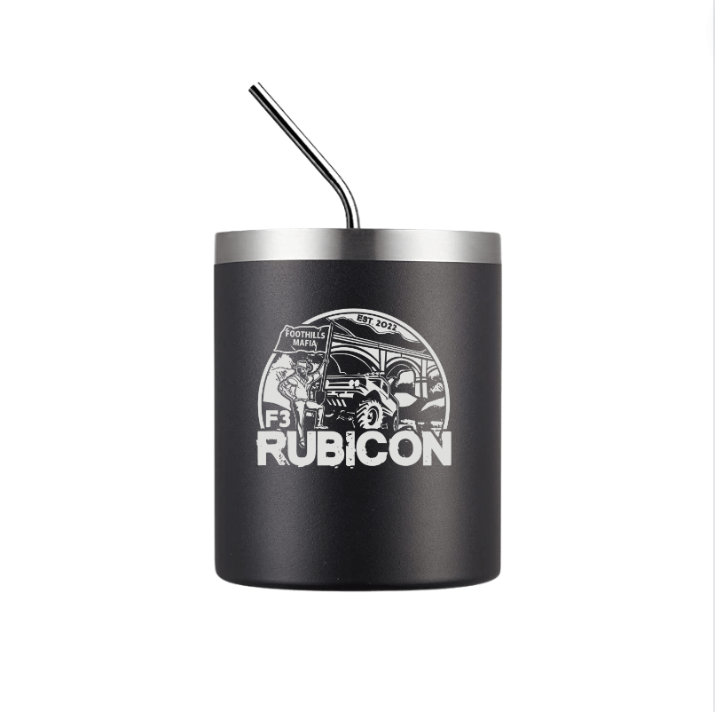 RUBICON 12oz Black Coffee Tumbler