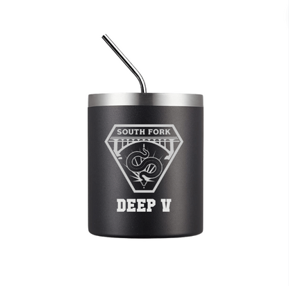 SOUTH FORK 12oz Black Coffee Tumbler