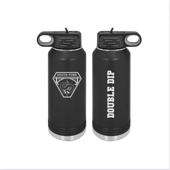 SOUTH FORK 32oz Black Water Bottle