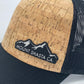 Black/Cork Snapback Hat